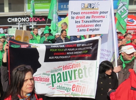 Rassemblement du 11 mars 2015, place de la Monnaie