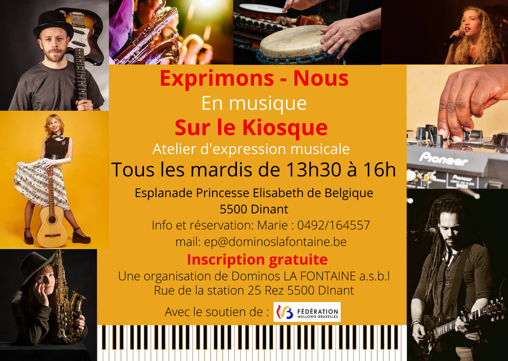 Exprimons-nous en musique sur le kiosque