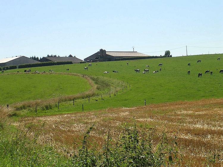 Vue du Chemin de Dorinne, ferme des Horizons, t 2007